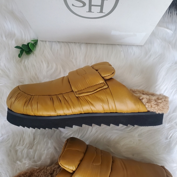 NIB ASH 'Gong' Puffy Nylon & Faux Fur Mule, Size 41 EU/ 10 US - Picture 7 of 15